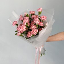 Букет из 15 кустовых гвоздик