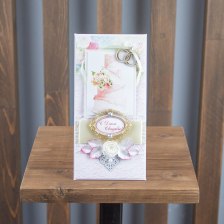 Конверт ручной работы "С Днём Свадьбы"