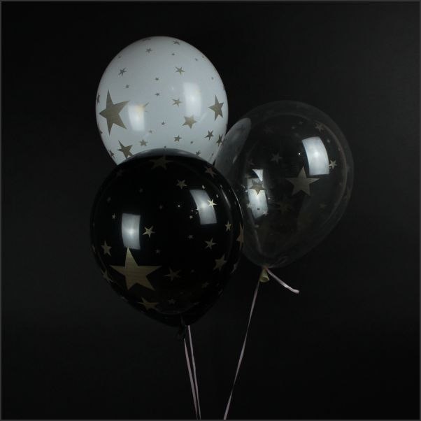 Шар гелиевый "Звёзды"