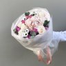 Букет из розы хризантемы и гортензии